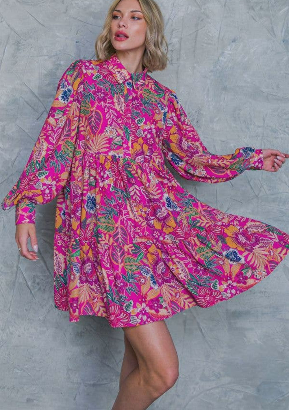 ♡ Bedrucktes Minikleid