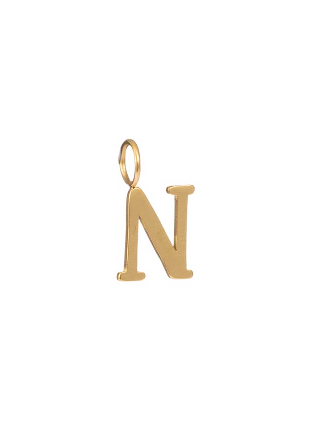 ♡ Goldfarbener Letter Charm