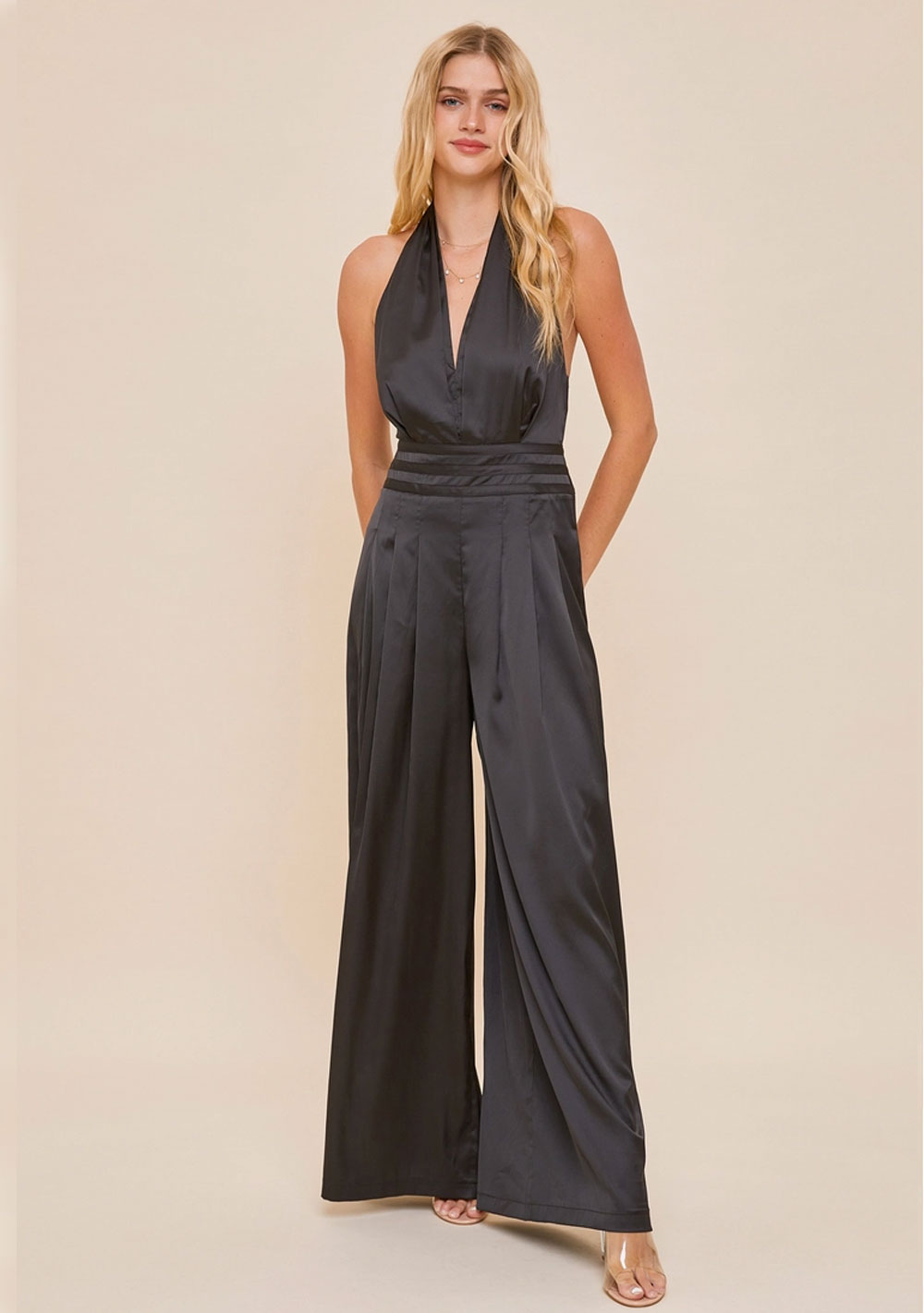 ♡ Rückenfreier Jumpsuit