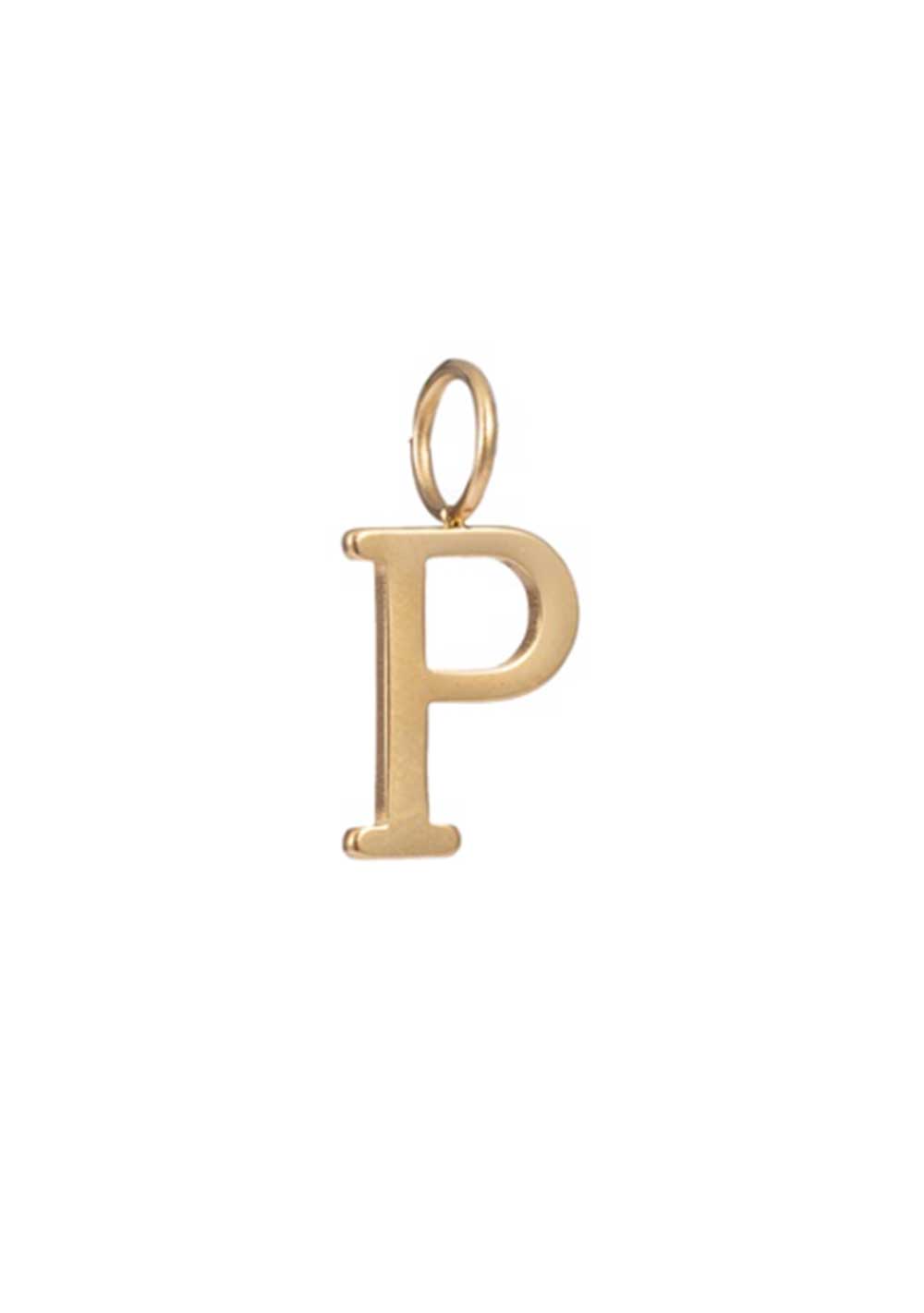 ♡ Goldfarbener Letter Charm
