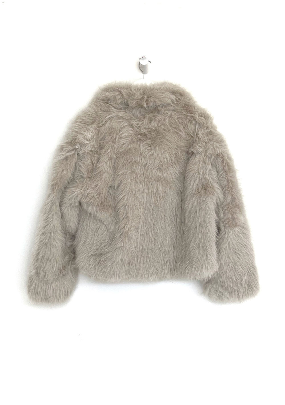 ♡ Kurze Kunstpelz-Jacke mit Kragen