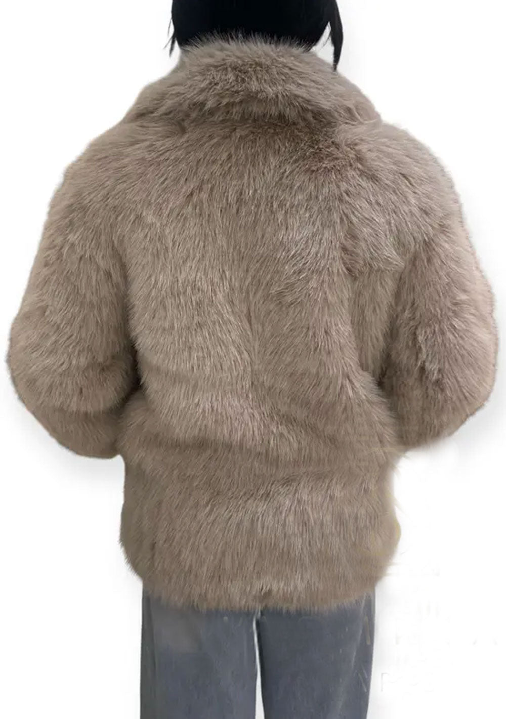 ♡ Kunstpelz-Jacke mit Kragen