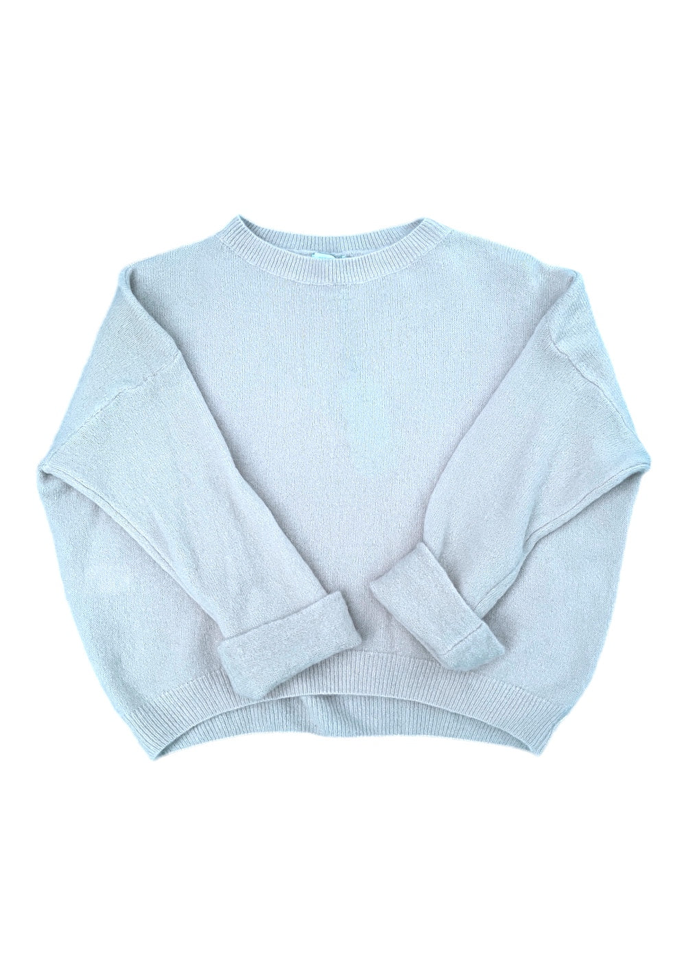 ♡ Strickpullover mit Krempelarm