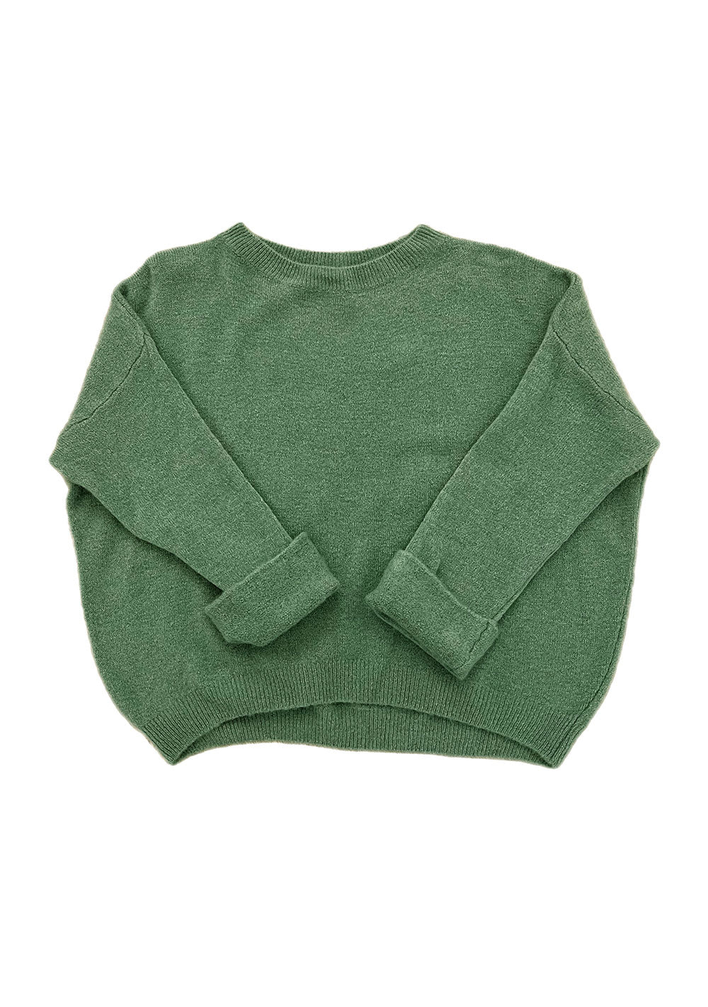 ♡ Strickpullover mit Krempelarm
