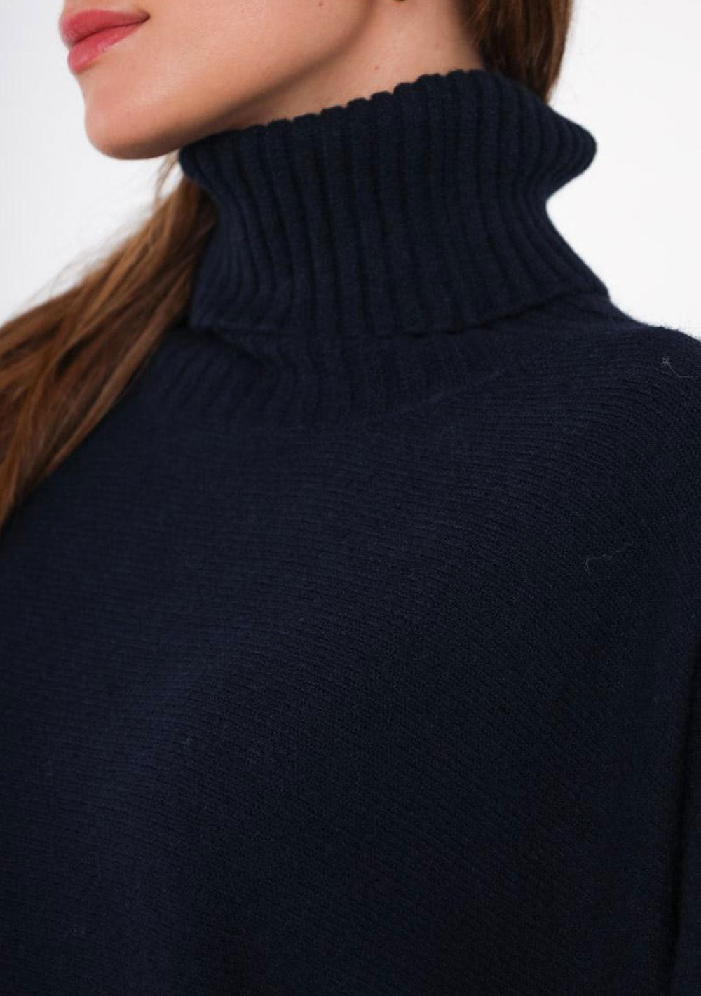 ♡ Pullover mit Halbarm und Rollkragen