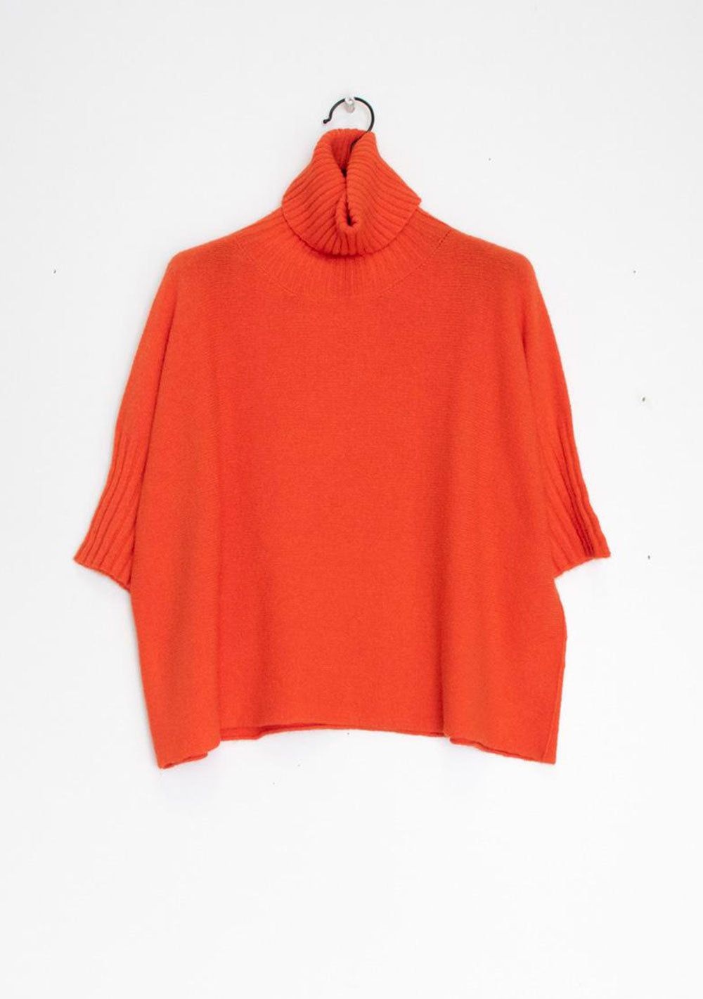 ♡ Pullover mit Halbarm und Rollkragen