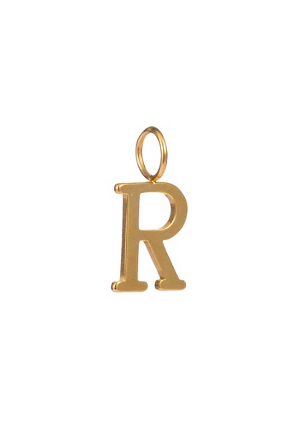 ♡ Goldfarbener Letter Charm