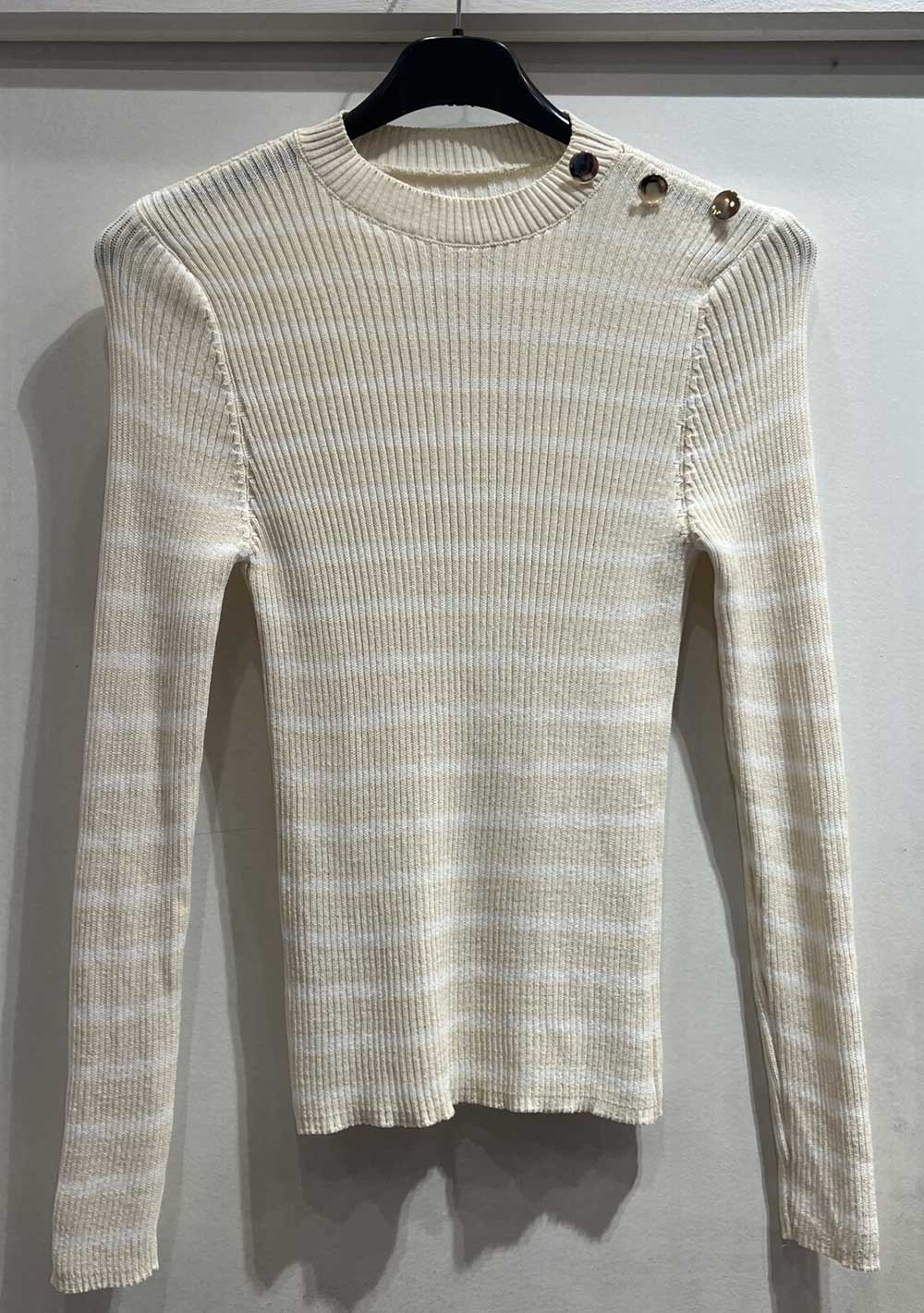 ♡ Ringelshirt, Goldknöpfe
