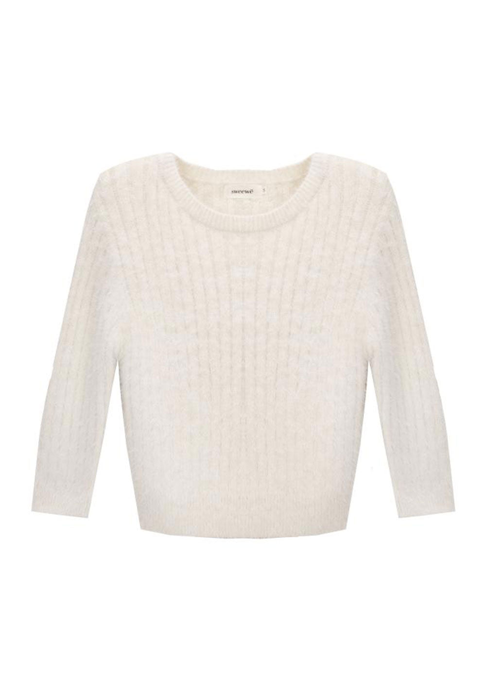 ♡ Verkürzter Pullover mit 3/4 Arm