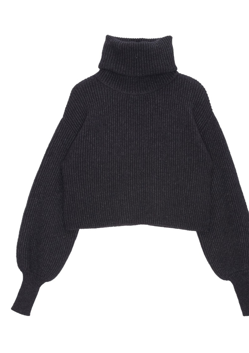 ♡ Verkürzter Rollkragen Pullover