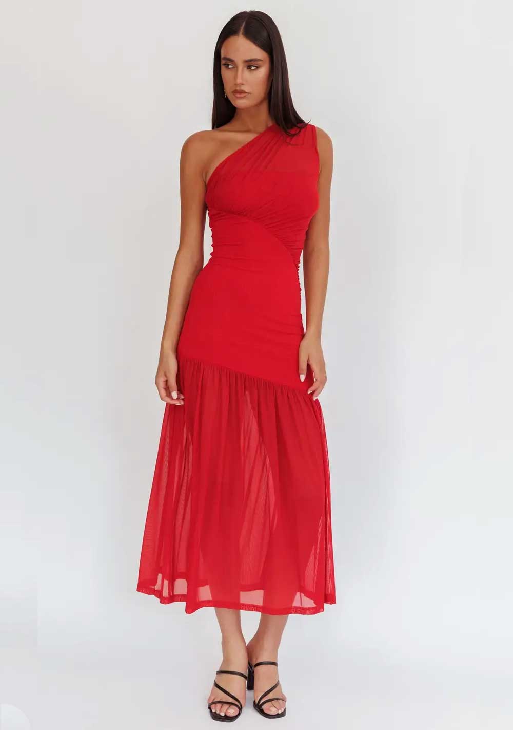 ♡ Maxikleid aus Mesh