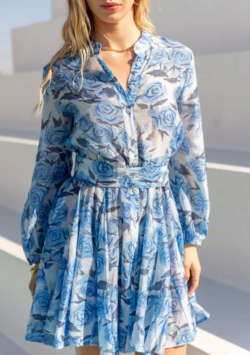 ♡ Minikleid aus Lyocell-Seide