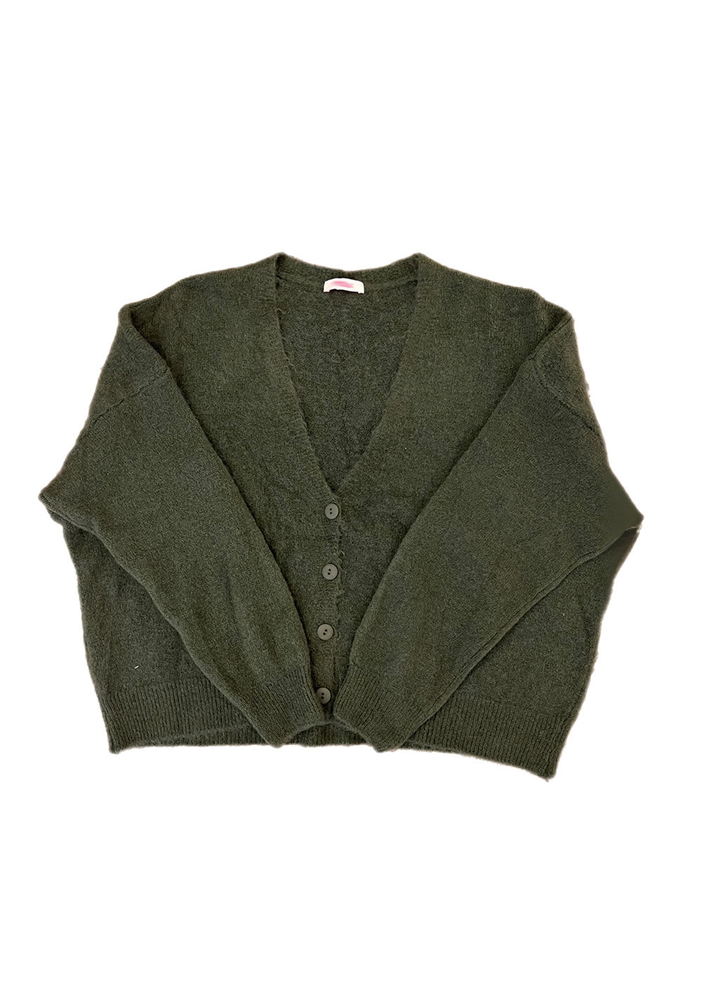 ♡ Lockere Strickjacke mit Knöpfen