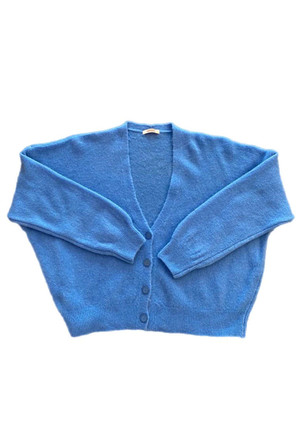 ♡ Lockere Strickjacke mit Knöpfen