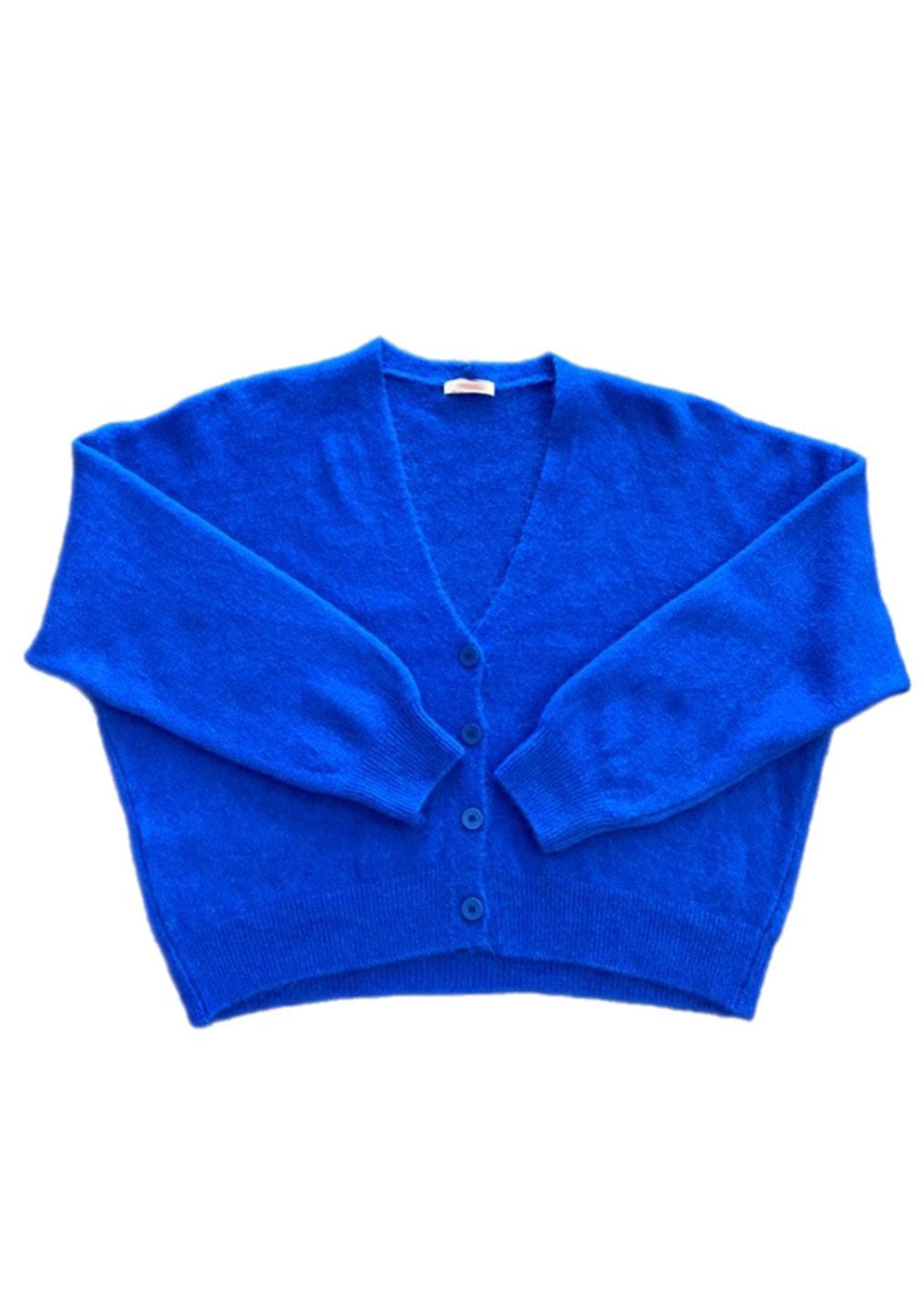 ♡ Lockere Strickjacke mit Knöpfen