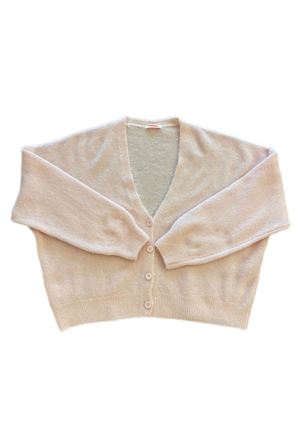 ♡ Lockere Strickjacke mit Knöpfen