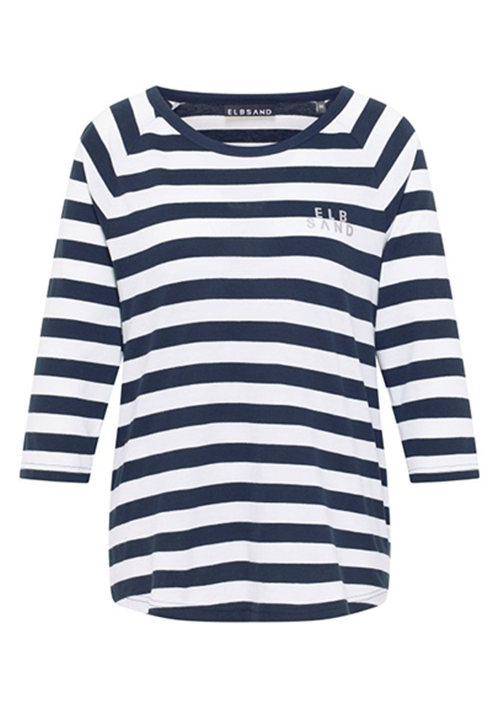 ♡ Streifenshirt, 3/4 Arm, Elbsand