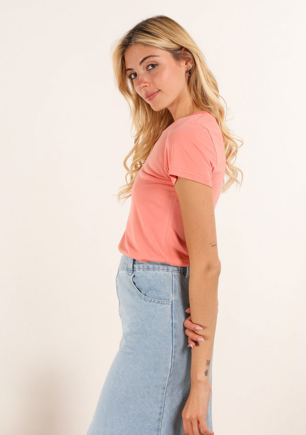 ♡ T-Shirt Unifarbend