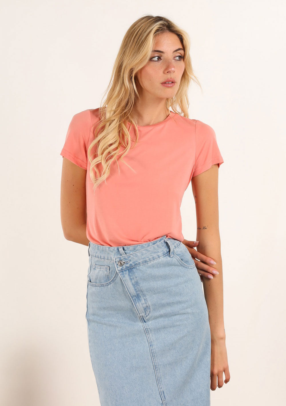 ♡ T-Shirt Unifarbend