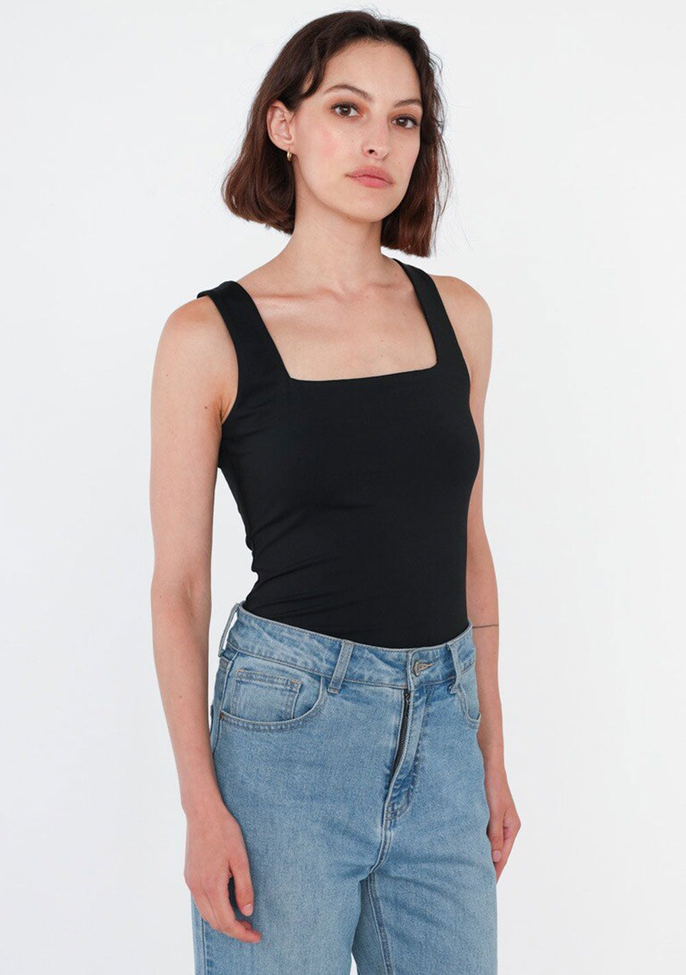 ♡ Top mit eckigem Ausschnitt