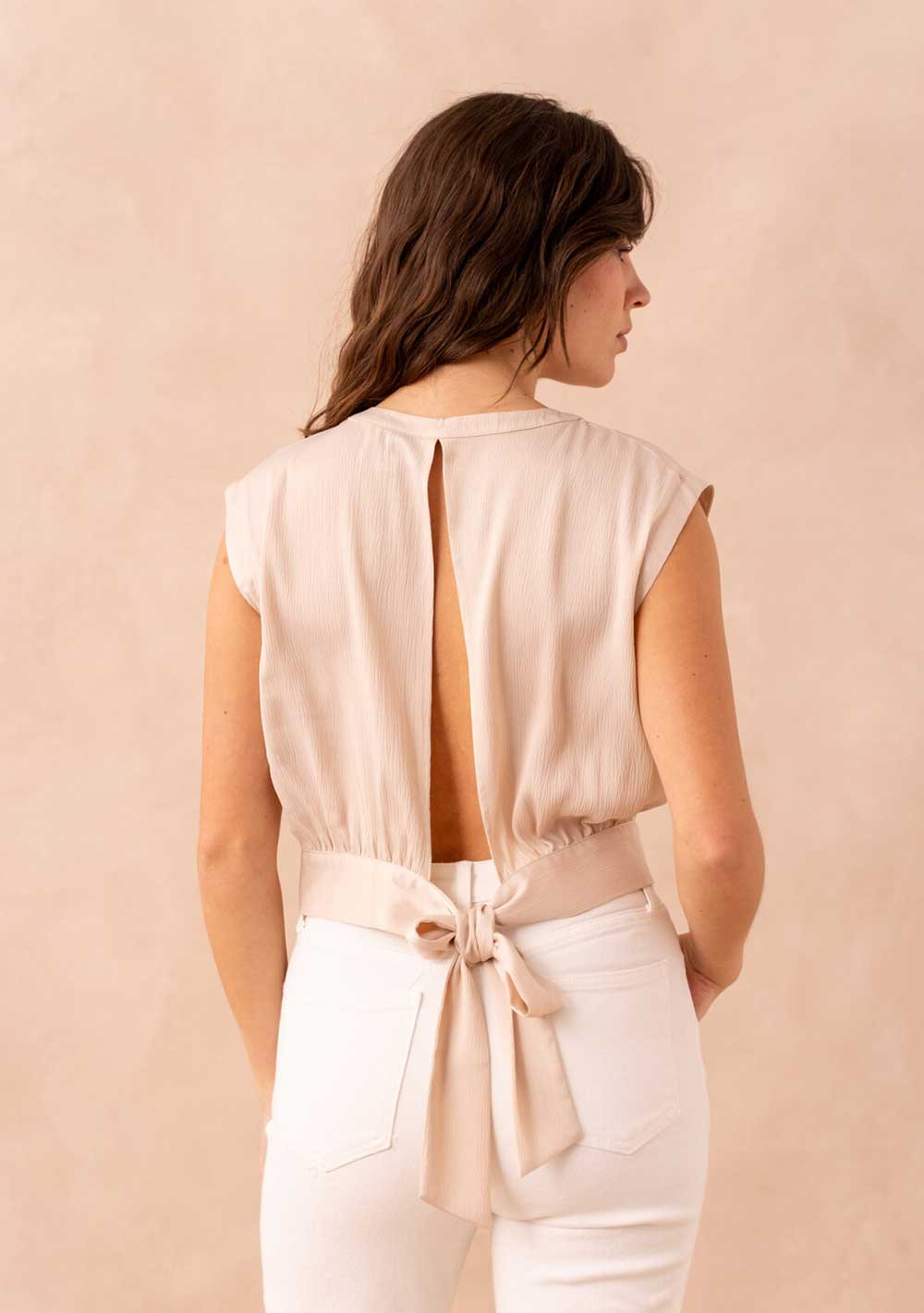 ♡ Glänzendes Crop-Top