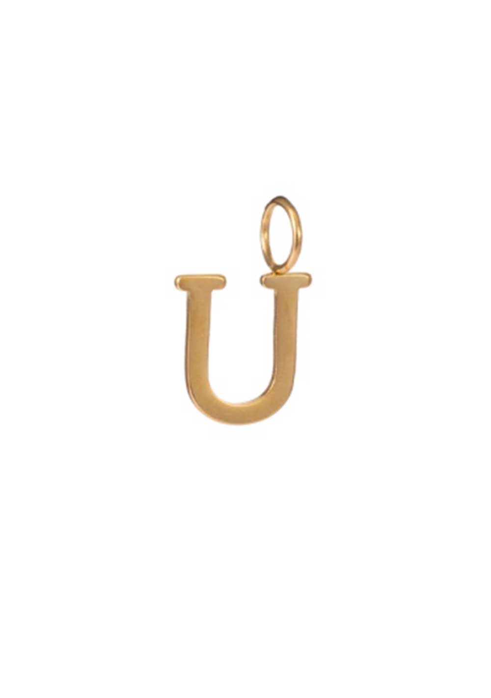 ♡ Goldfarbener Letter Charm