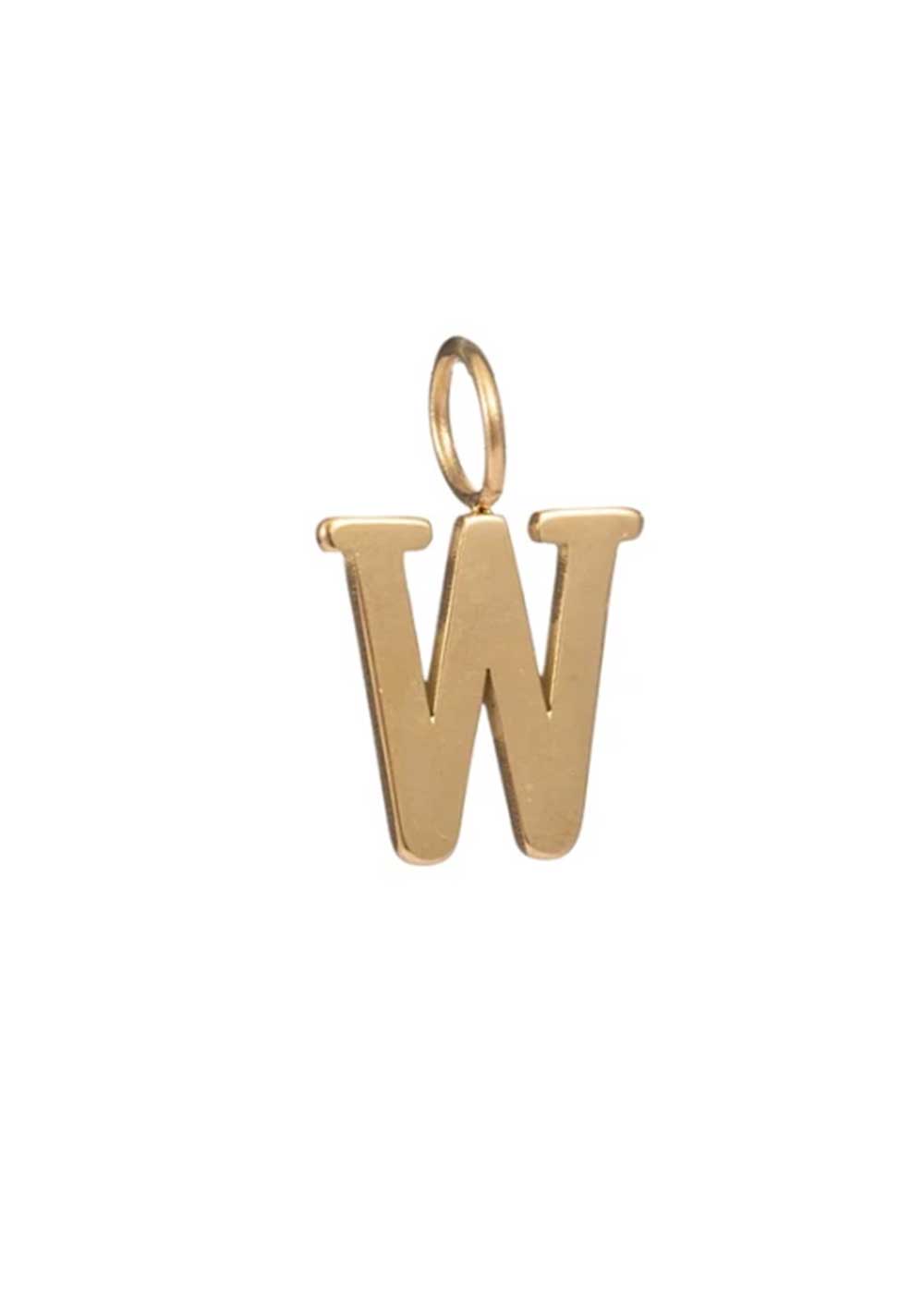 ♡ Goldfarbener Letter Charm