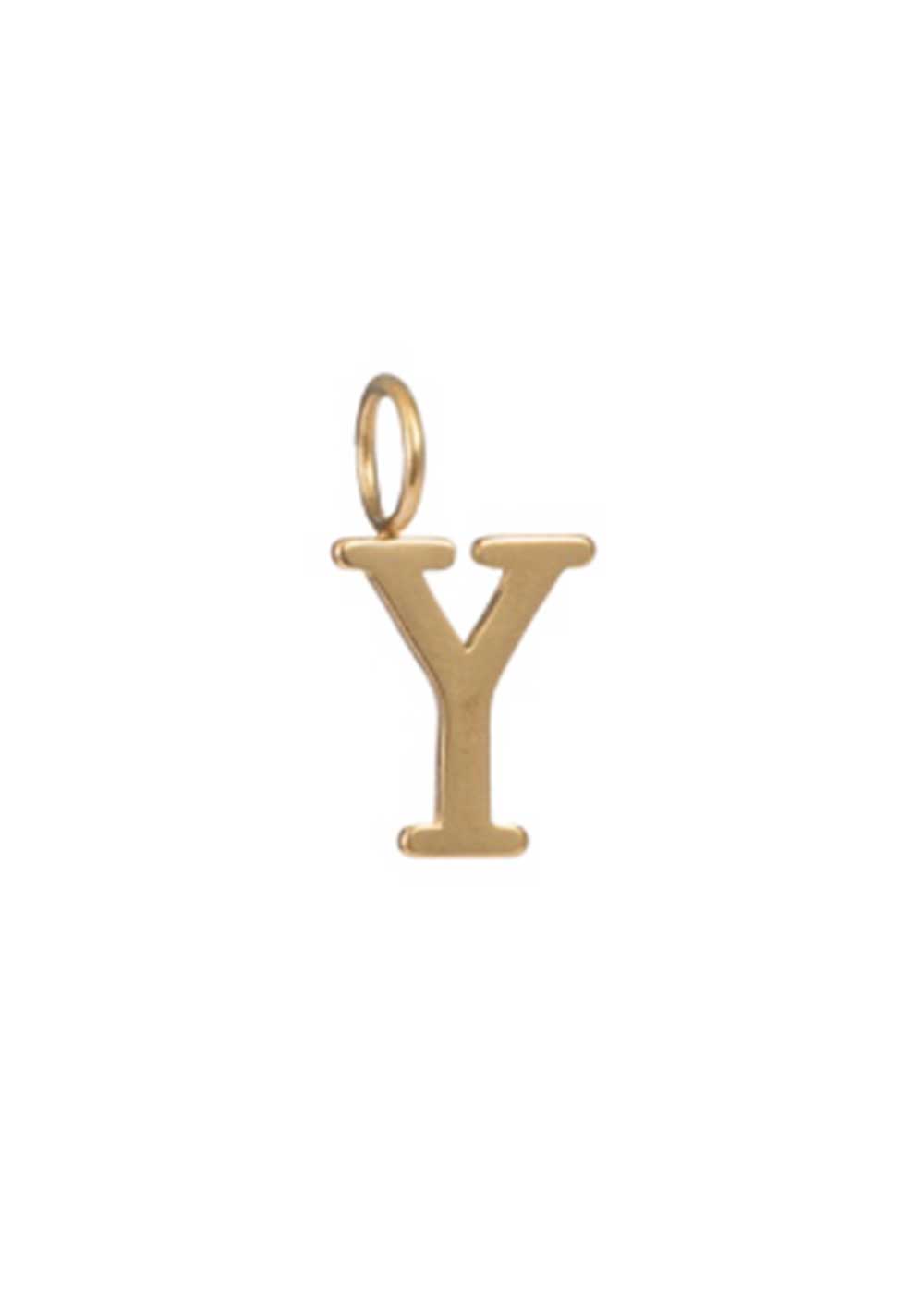 ♡ Goldfarbener Letter Charm