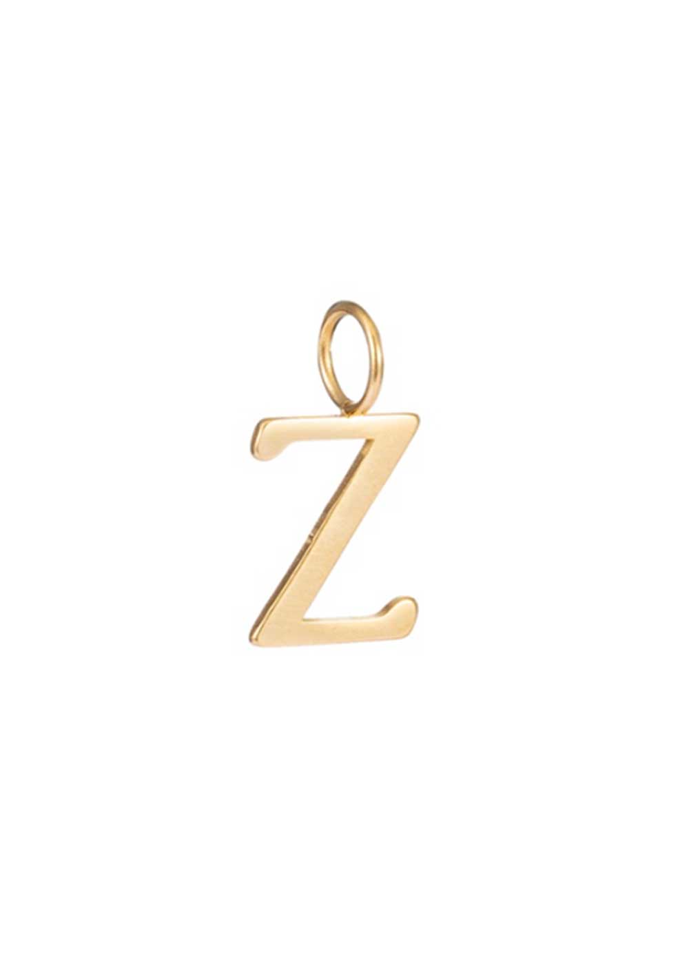 ♡ Goldfarbener Letter Charm