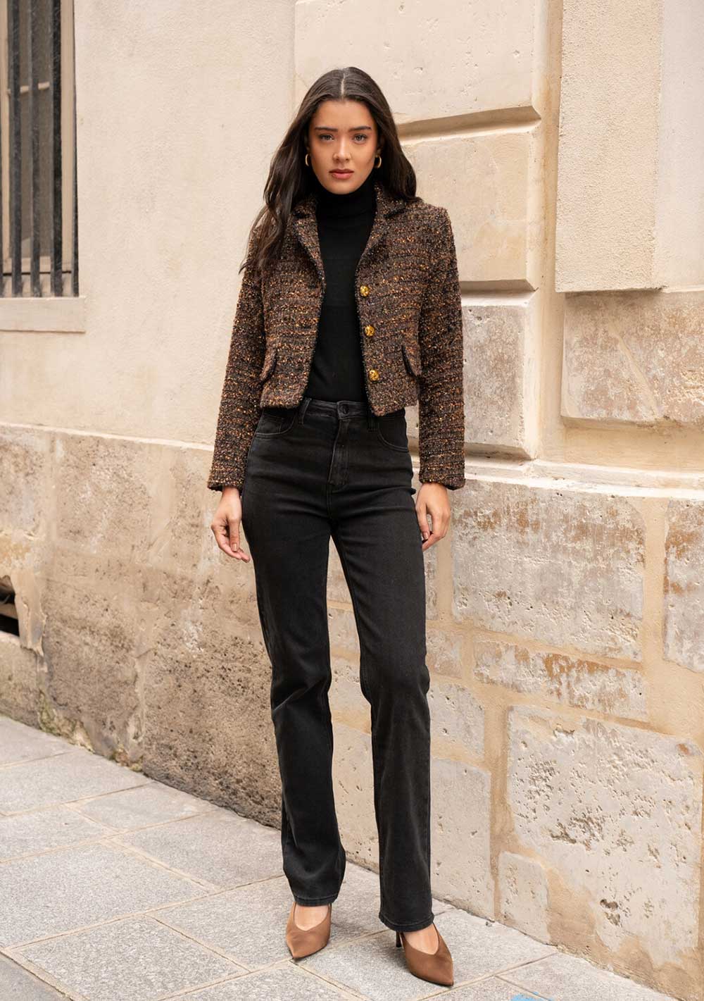 ♡ Kurzer Bouclé Blazer