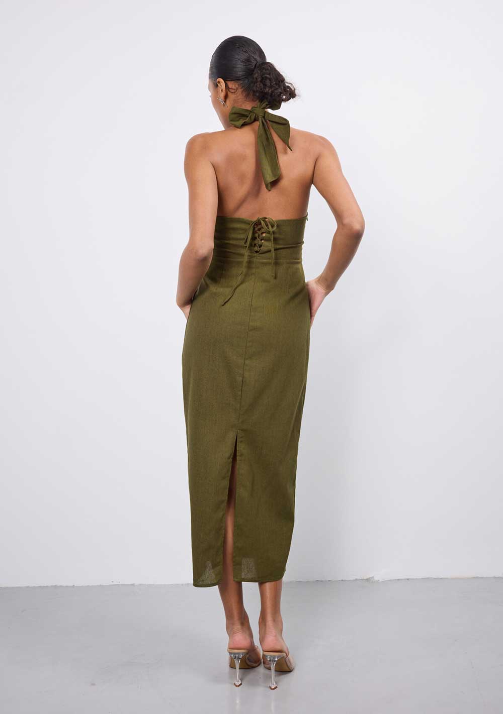 ♡ Midikleid, Neckholder