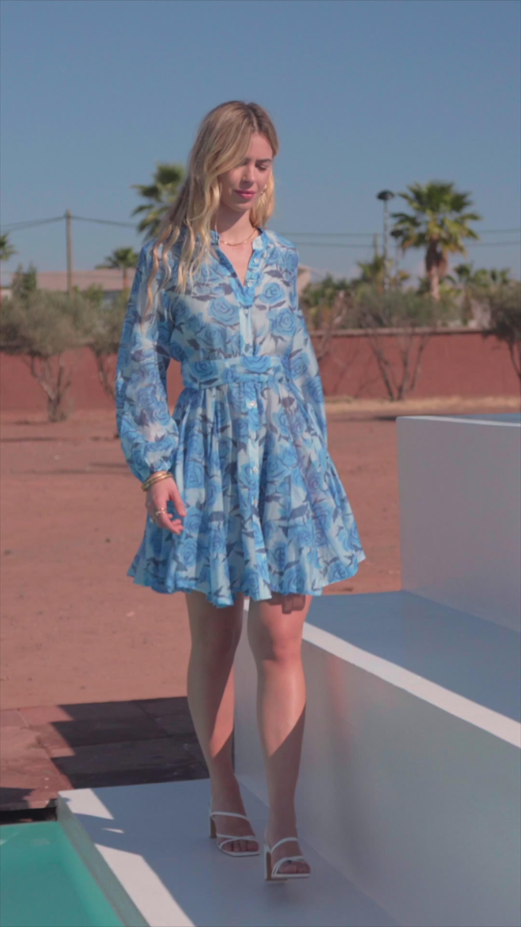 ♡ Minikleid aus Lyocell-Seide
