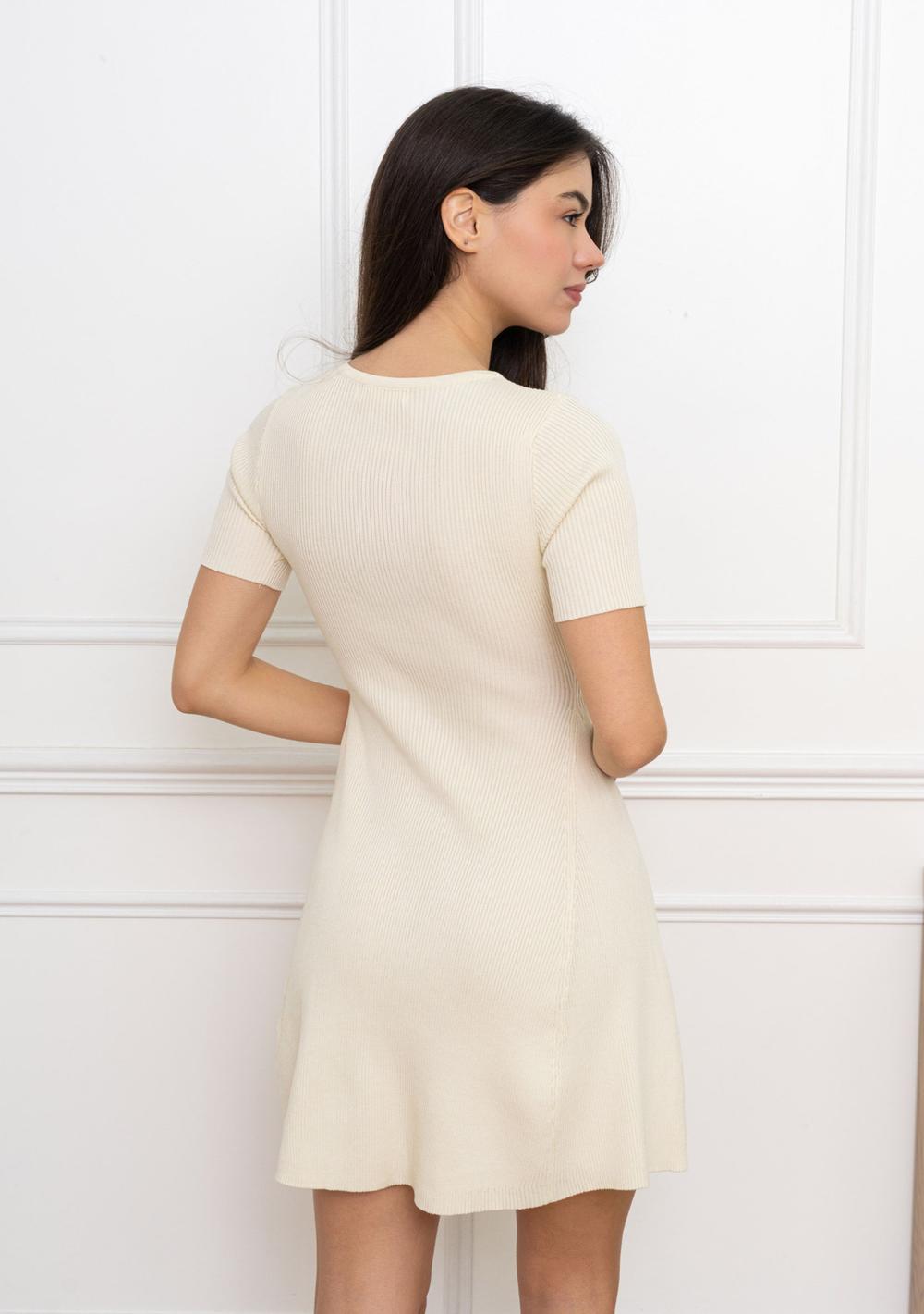 ♡ Strukturiertes Strickkleid