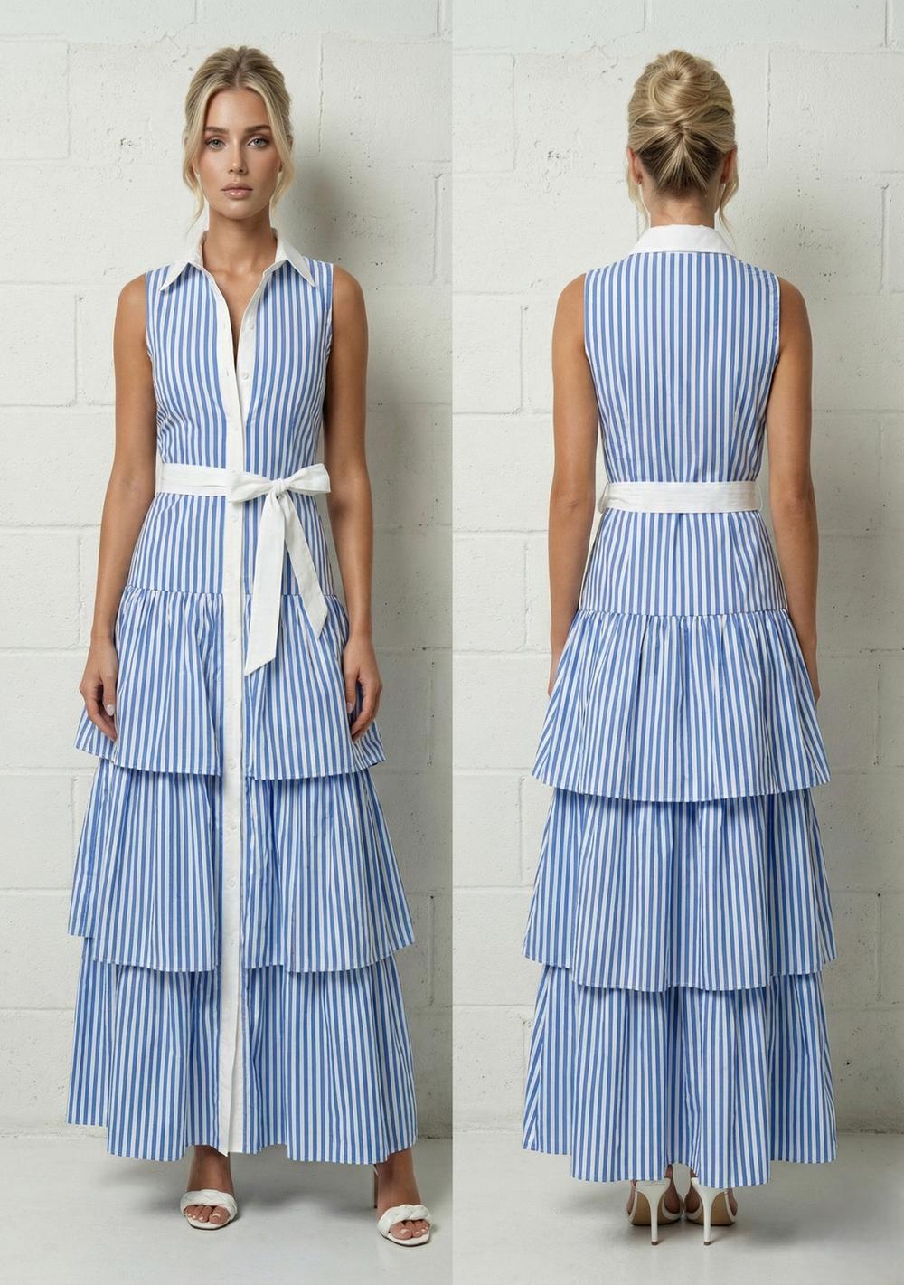 ♡ Ärmelloses Hemdblusenkleid