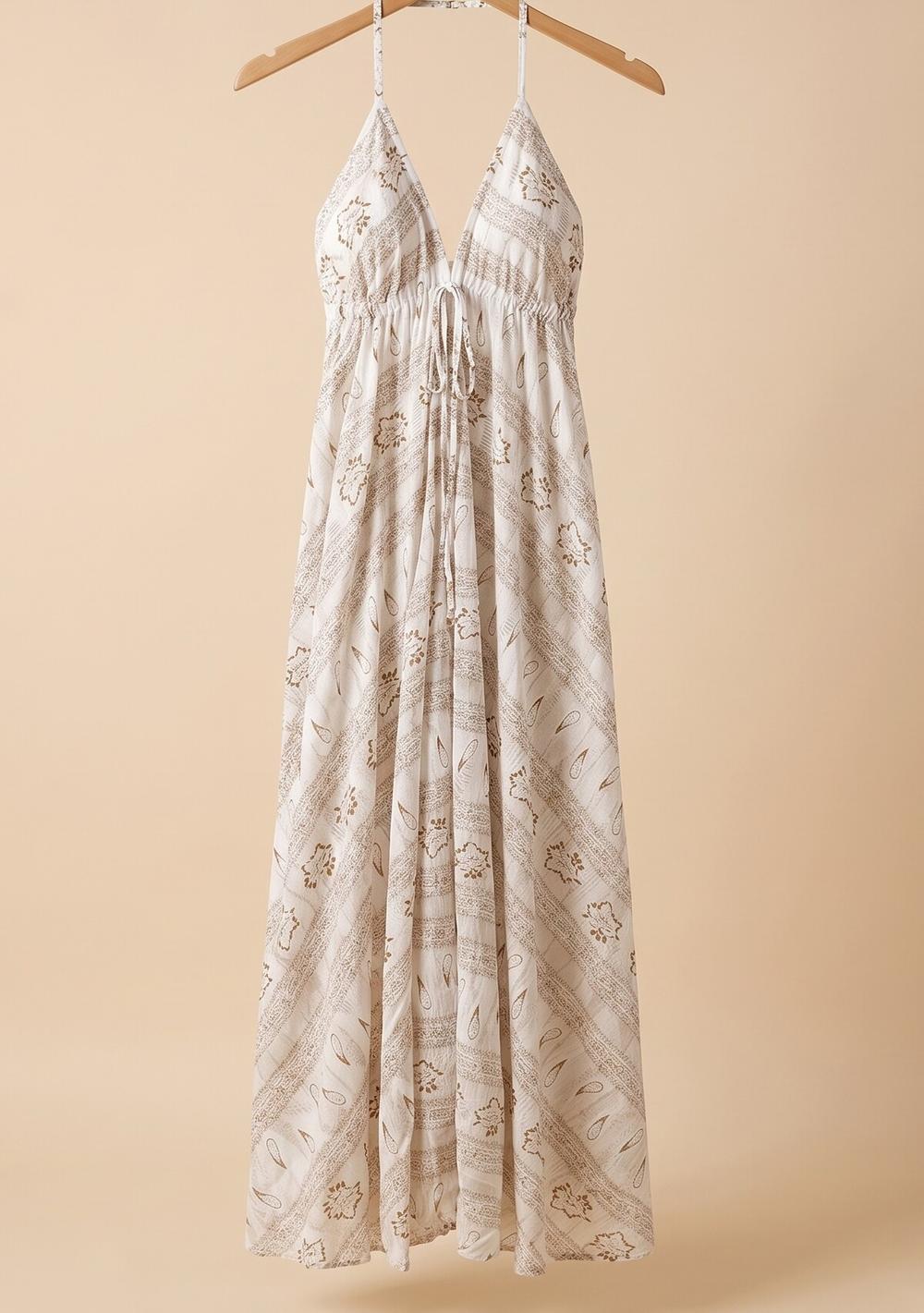 ♡ Rückenfreies Boho-Kleid