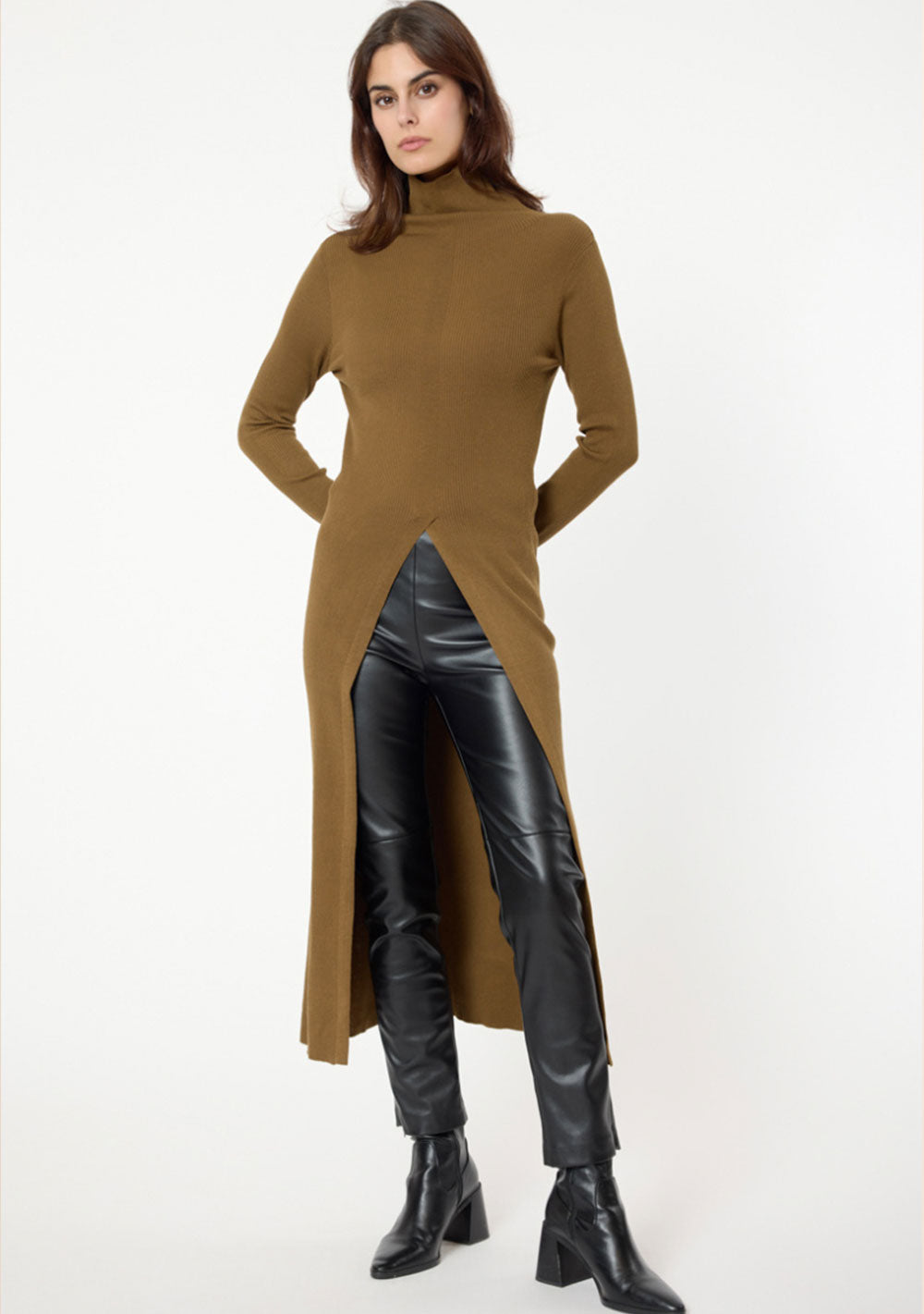 ♡ Pulloverkleid mit Schlitz