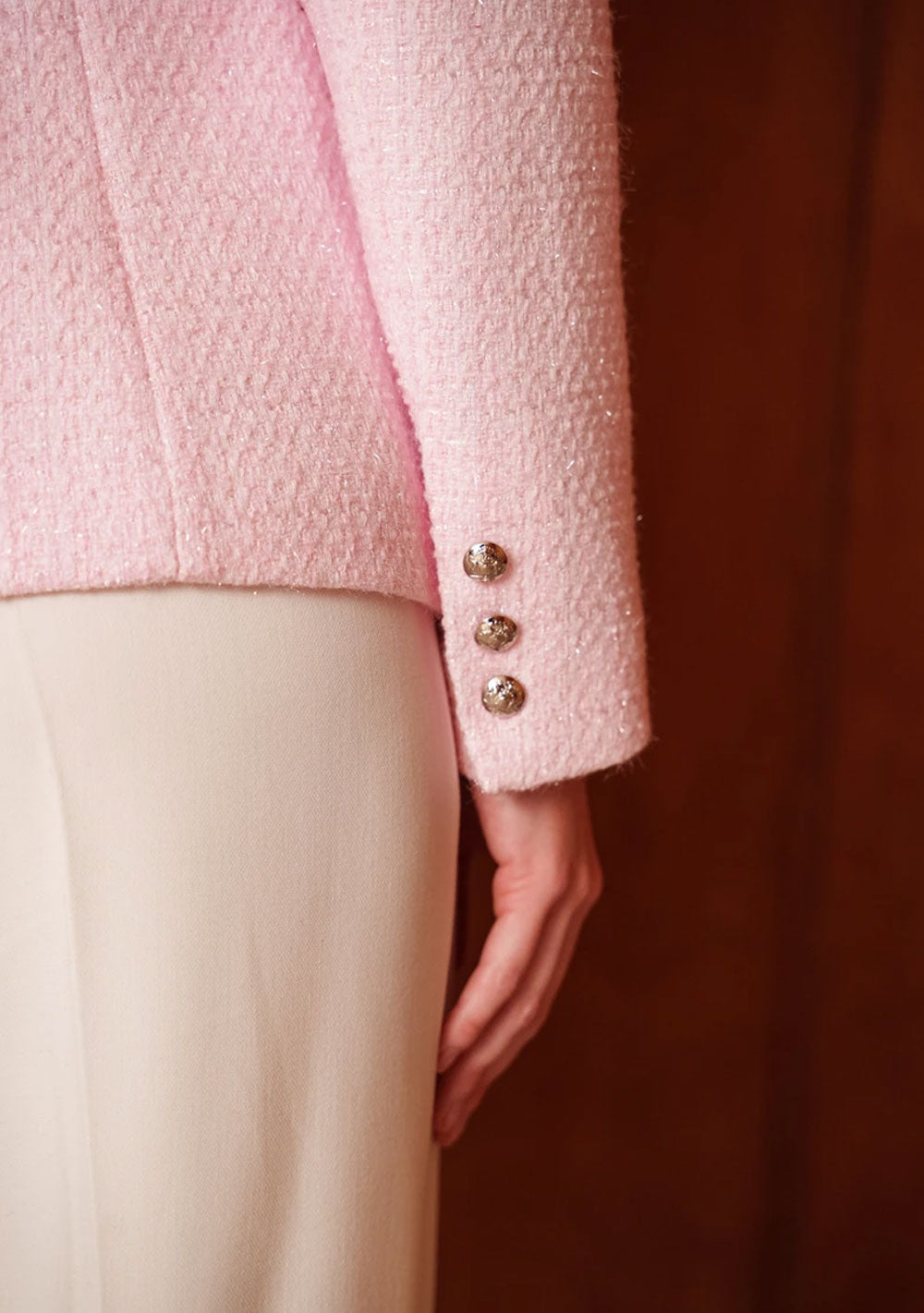 ♡ Doppelreihiger Blazer aus Tweed