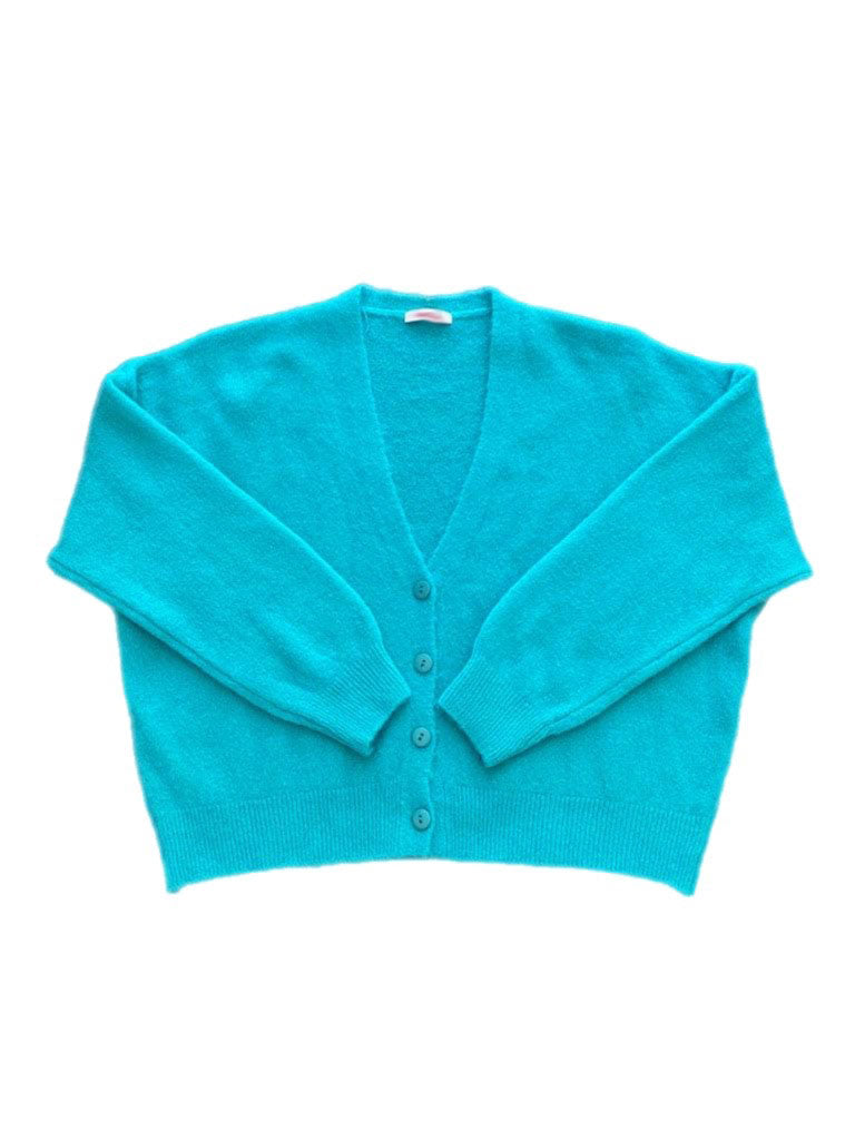 ♡ Lockere Strickjacke mit Knöpfen