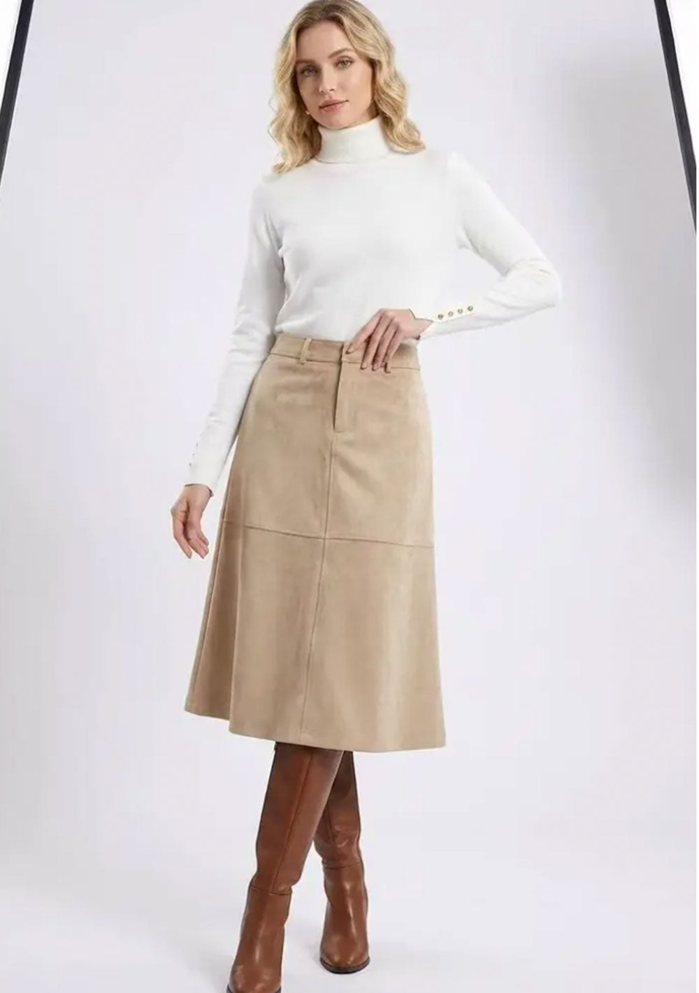 ♡ Midirock aus Wildlederimitat