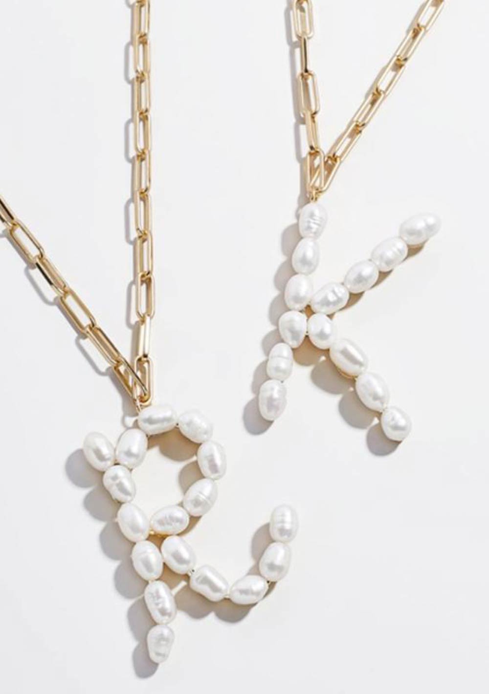 ♡ "Letter" - Kette aus Süßwasserperlen