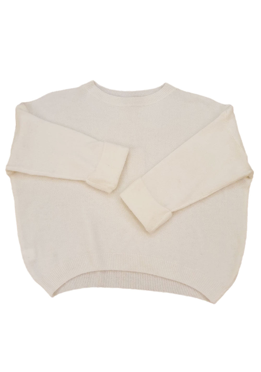 ♡ Strickpullover mit Krempelarm