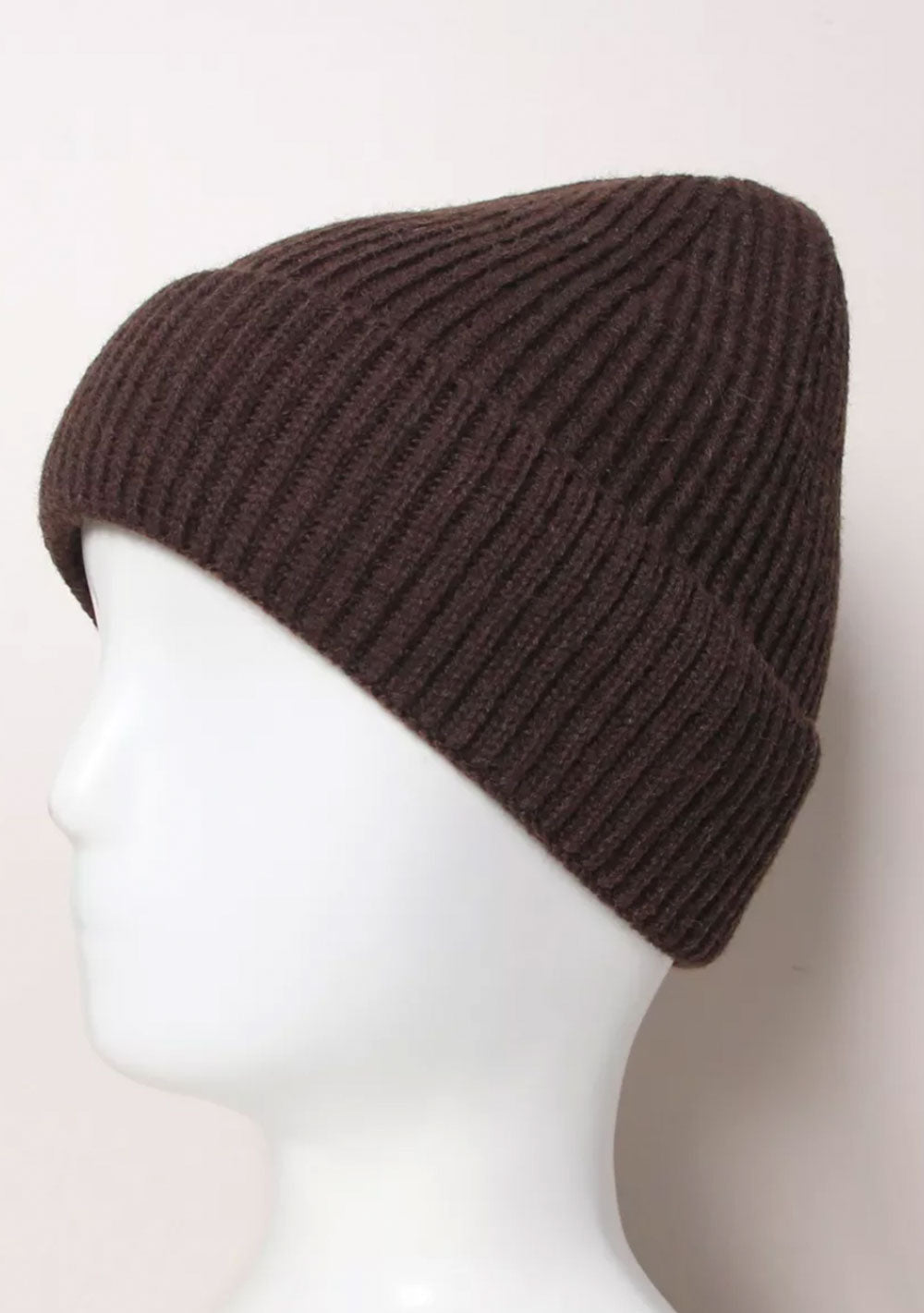 ♡ Strick-Beanie mit Aufschlag