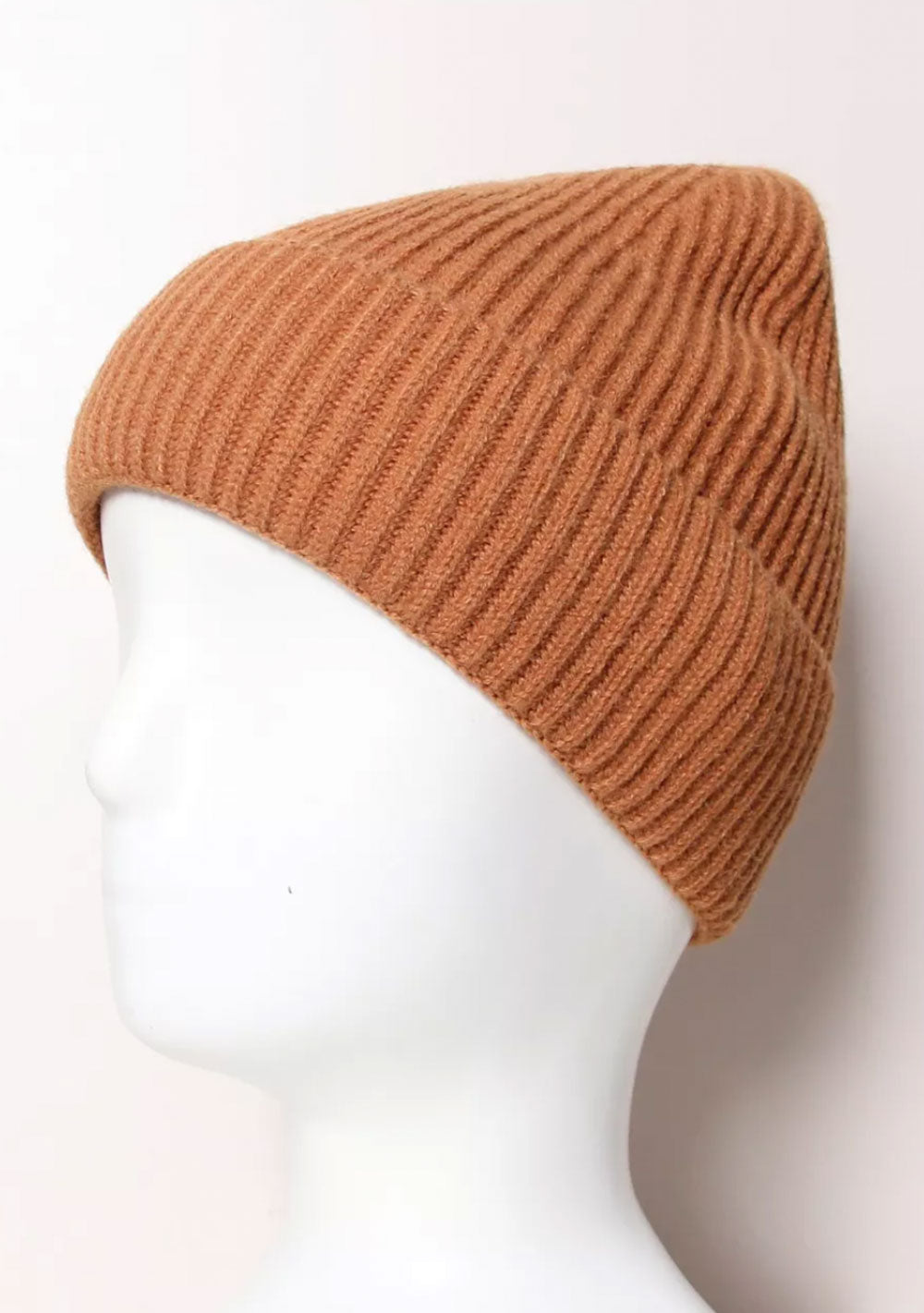♡ Strick-Beanie mit Aufschlag