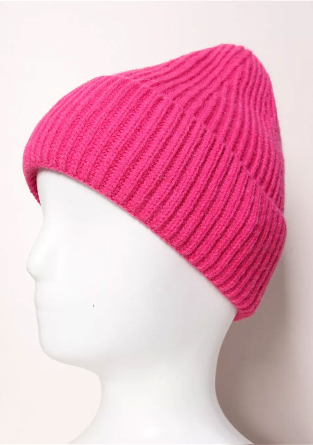 ♡ Strick-Beanie mit Aufschlag