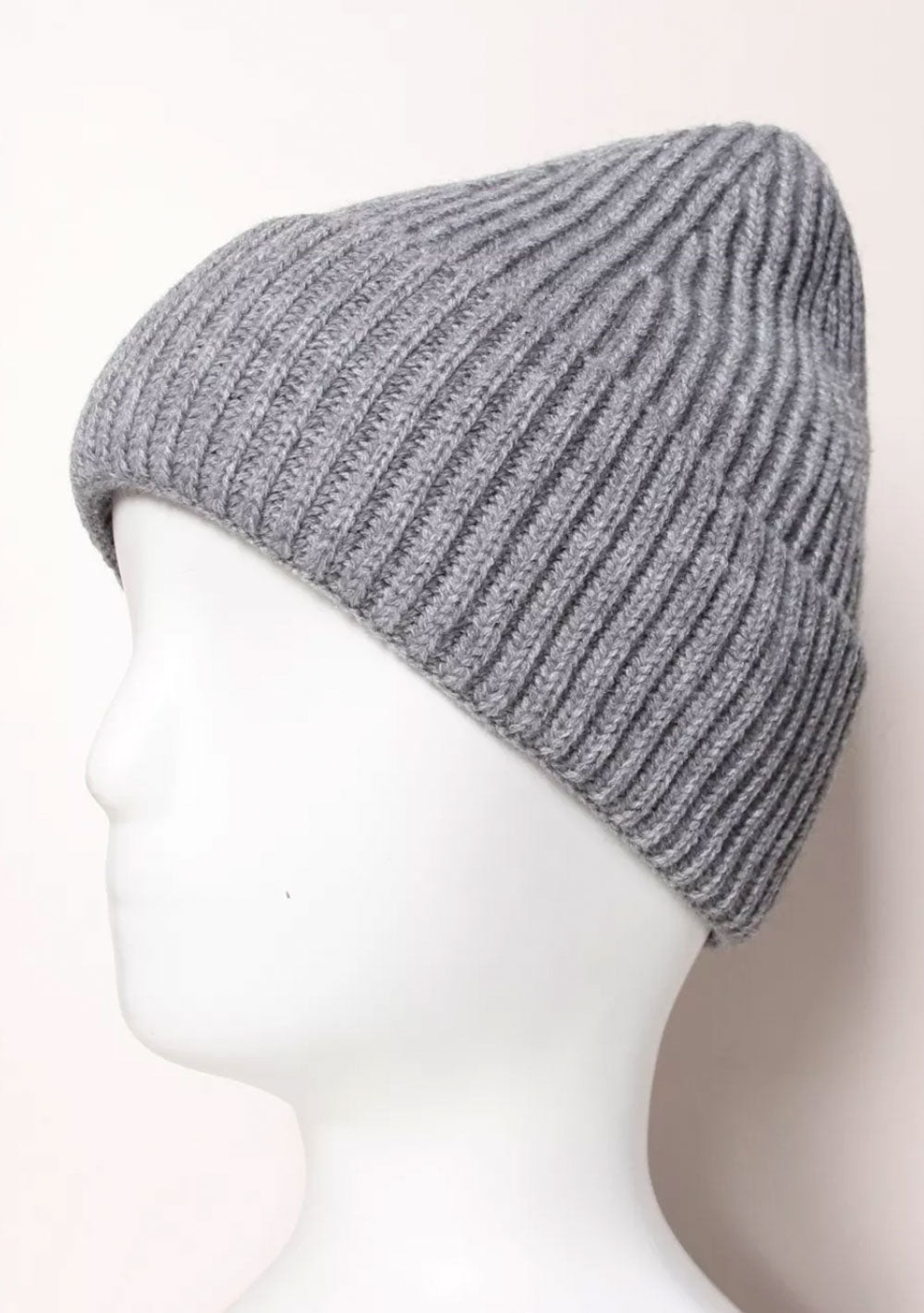 ♡ Strick-Beanie mit Aufschlag