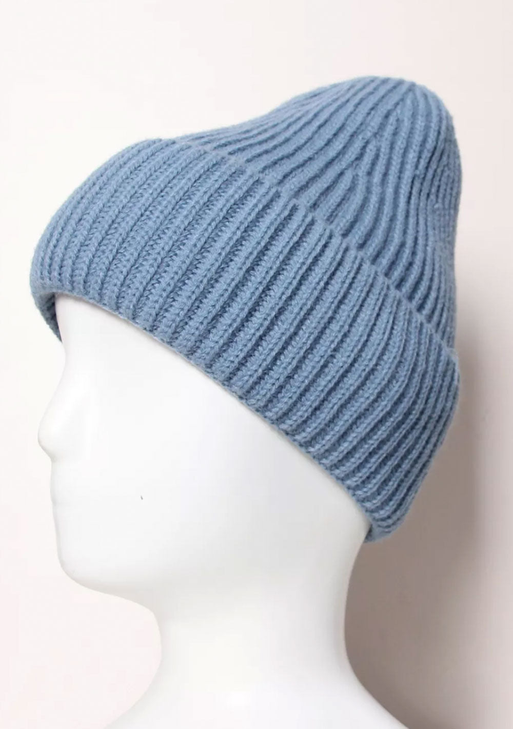 ♡ Strick-Beanie mit Aufschlag