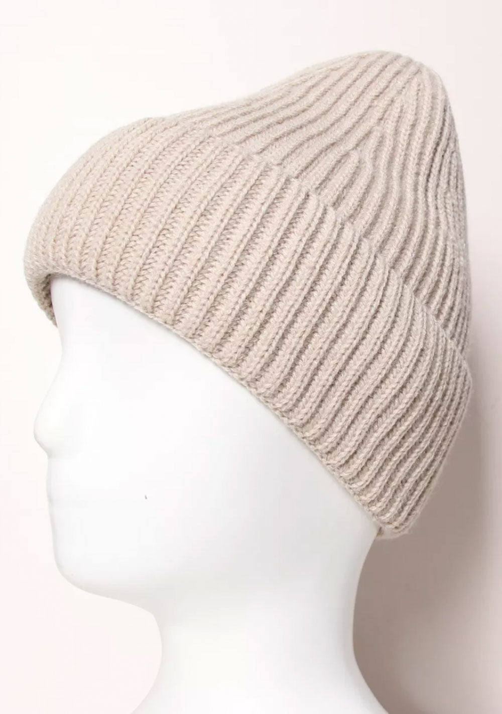 ♡ Strick-Beanie mit Aufschlag