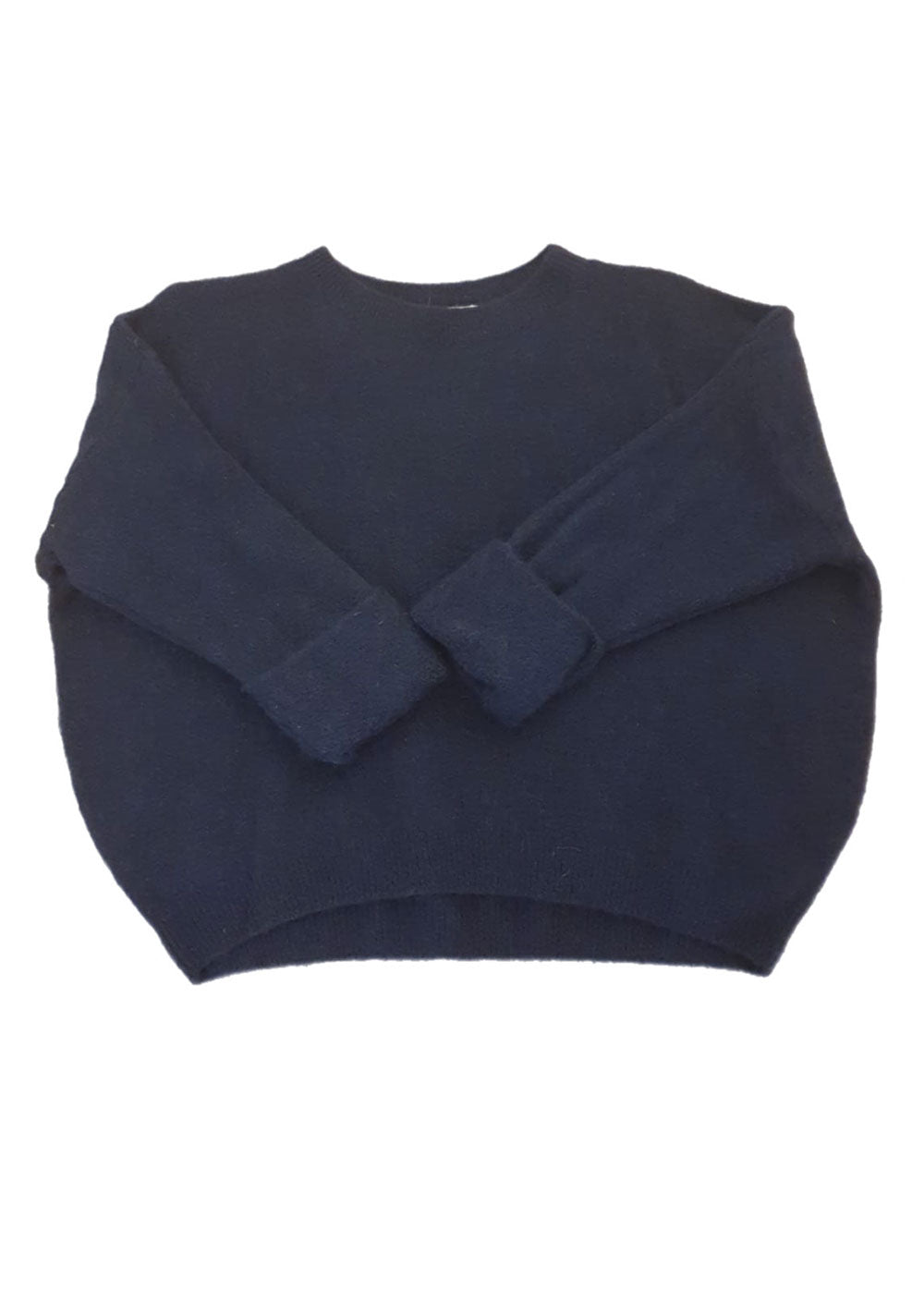 ♡ Strickpullover mit Krempelarm