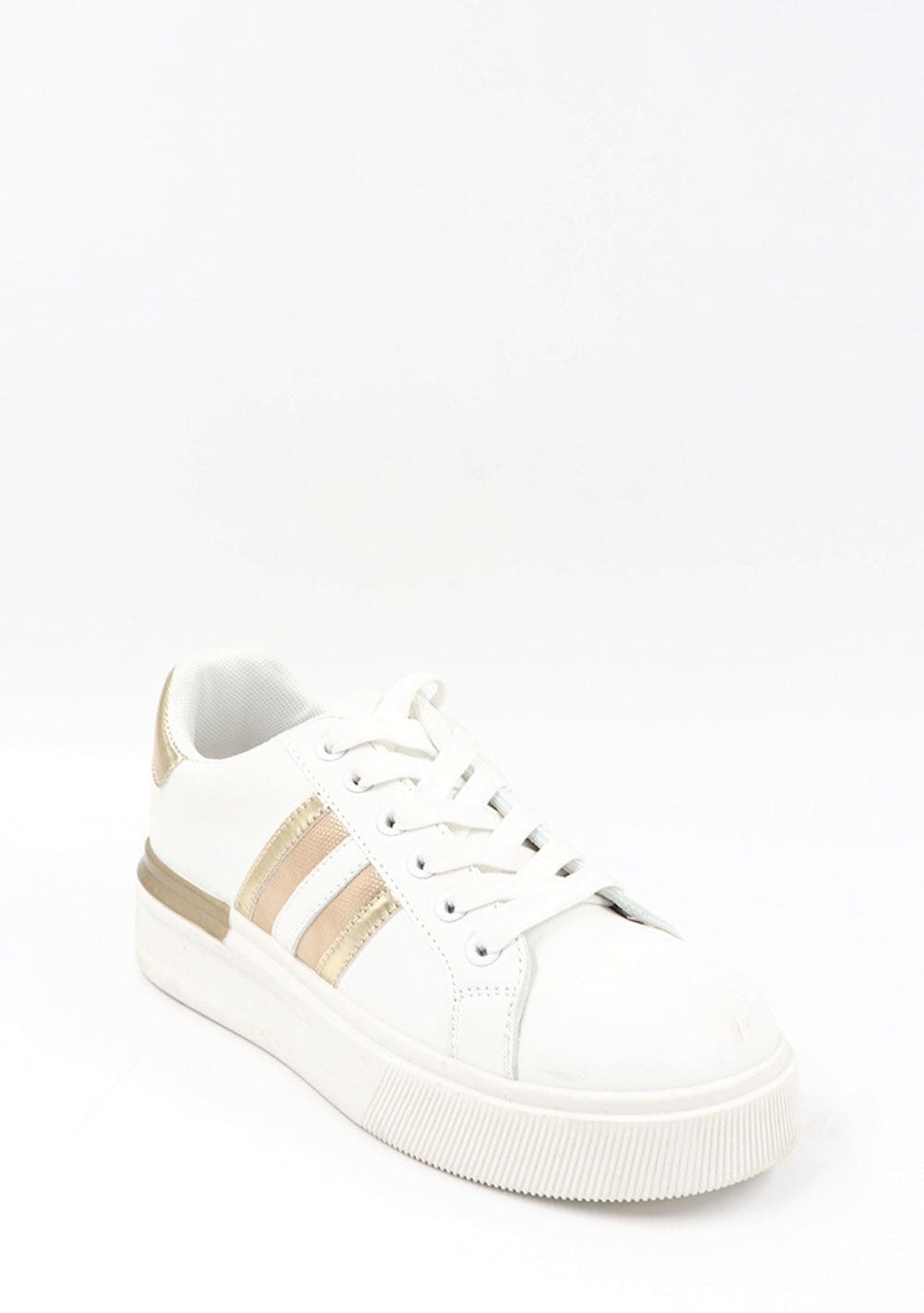 ♡ Sneakers mit Gold-Details