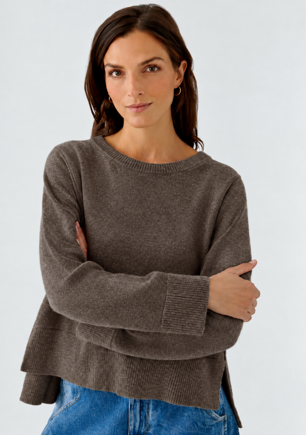 ♡ Pullover mit Seitenschlitz